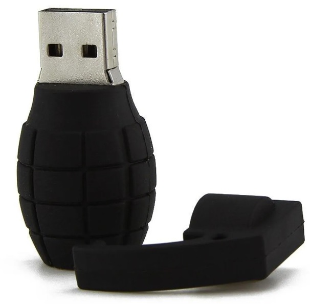 Флеш накопитель - Брелок USB 2.0 32Gb (Граната)