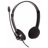 Наушники Velton VLT-198 (накладные открытые, с микрофоном, регулятор, 1.8m, black)