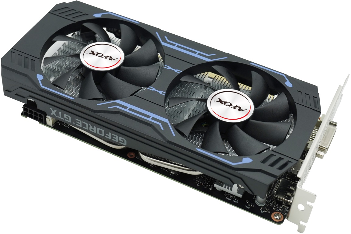 Видеокарта AFOX GF RTX1660Ti 6Gb (AF1660TI-6144D6H1-V3, 192bit, GDDR6, DVI+HDMI+DP) RTL