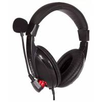 Наушники Velton VLT-2688 (полноразмерные закрытые, с микрофоном, 1.2m, black-red)