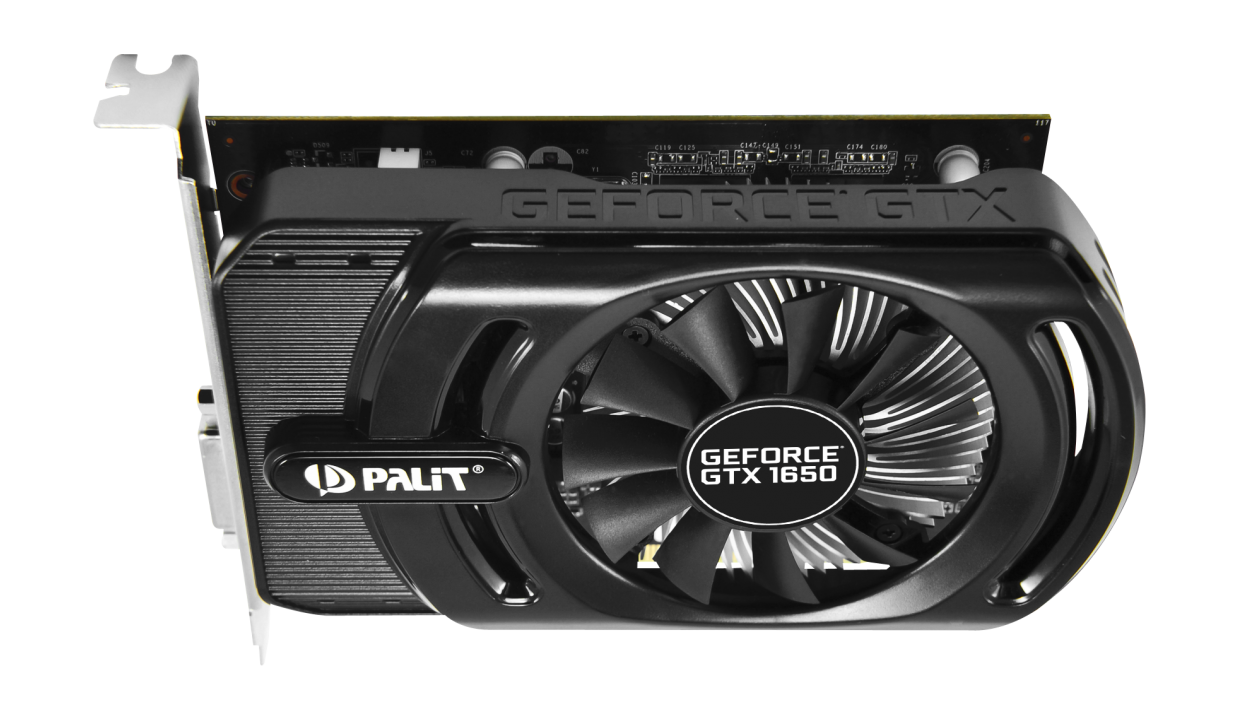 Видеокарта Palit GF GTX1650 STORMX 4Gb (128bit, GDDR5, DVI+HDMI) RTL