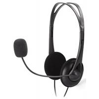 Наушники A4Tech HS-6 (накладные открытые, c микрофоном, регулятор, 2m, black)