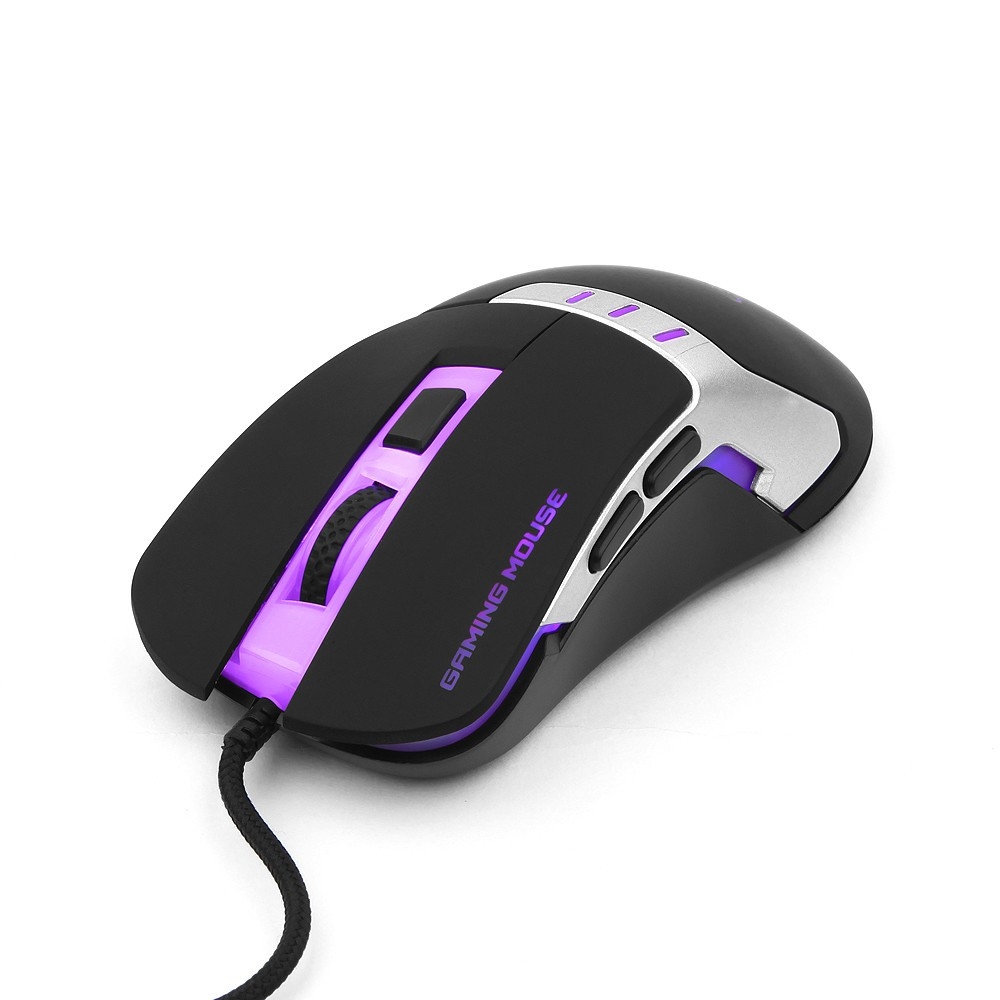 Мышь Gembird MG-520 (USB, optical, 3200dpi, игровая, 1.75m, black)