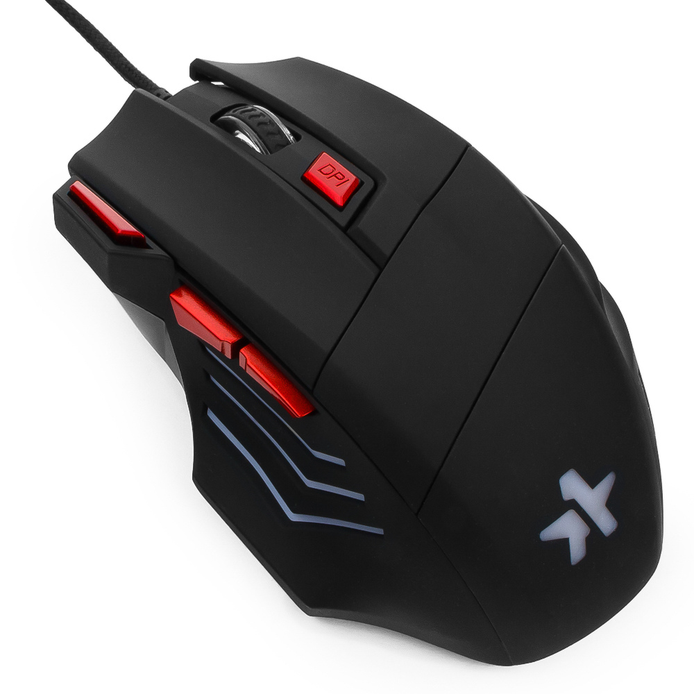 Мышь Гарнизон ХАРА GM-720G (USB, optical, 2400dpi, игровая, промо-код "Survarium", 1.5m, black)