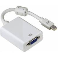 Конвертер mini Display Port (m) - VGA (f) (053247, 0.1m, ферритовый фильтр, white) Hama