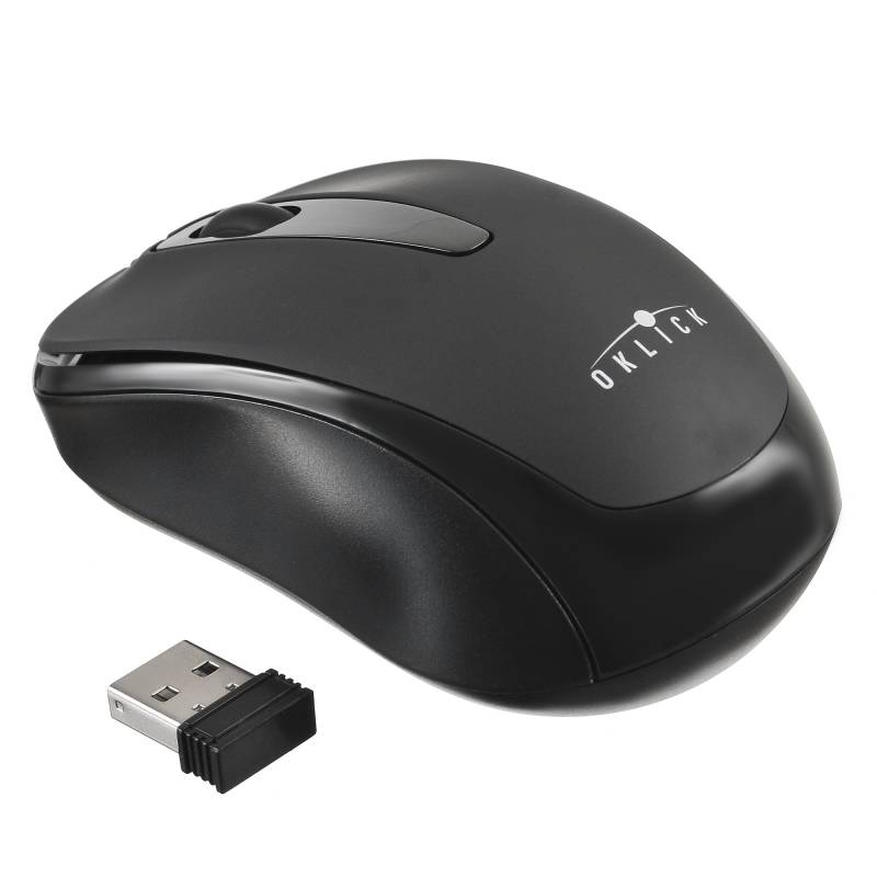 Мышь беспроводная Oklick 405MW (optical, 1200dpi, 2xAAA, black)