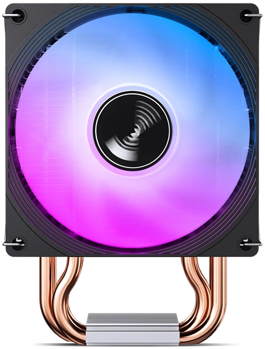 Вентилятор JONSBO CR-1300 EVO Color (1150/1151/1155/1156/1200/1700/AM4/AM5, 90mm, Al, 800-2000rpm, <28dBa, 4 тепловые трубки, DTH, 4pin, PWM, 125W, rainbow LED, black) RTL