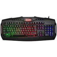 Клавиатура Defender GOSER GK-772L (USB, мультимедийная, игровая, регулируемая подсветка, black)
