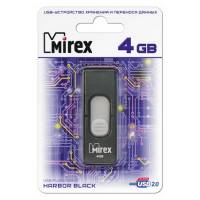 Флеш накопитель USB 2.0 4Gb Mirex Harbor (black)