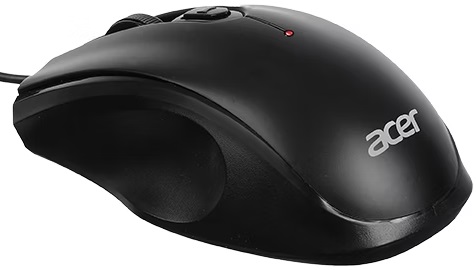 Мышь Acer OMW020 (ZL.MCEEE.004) (USB, optical, 1600dpi, 1.5m, black)