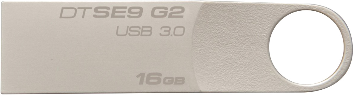 Флеш накопитель USB 3.0 16Gb Kingston DTSE9 G2 (DTSE9G2/16GB, 100Mb/s, silver)