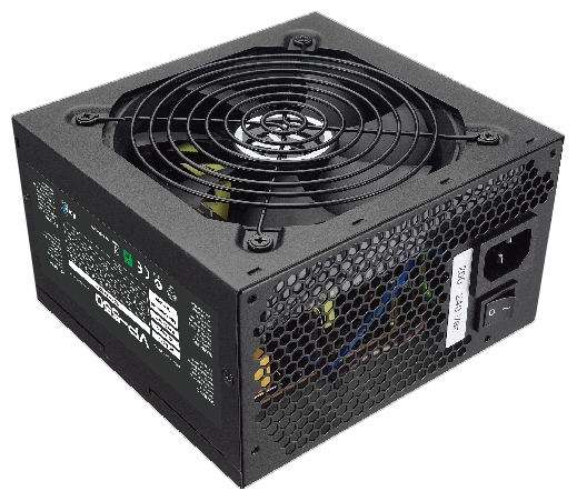 Блок питания AeroCool 550W (VP-550, 120mm, 20+4+8pin, 2*PCI-E 6+2pin, 4*SATA, 4*HDD, 1*FDD) OEM