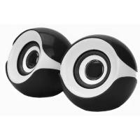 Колонки Velton VLT-SP108UBl (2x3W, USB, black-white)