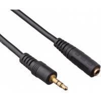 Кабель удлинительный аудио 3.5mm Jack (m) - 3.5mm Jack (f) 3.0m (KA-323-250, black) Smartbuy