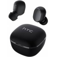 Гарнитура HTC True Wireless Earbuds 6 (затычки, беспроводная, Bluetooth 5.3, с микрофоном, до 5 часов работы от батареи, IPX4, black)