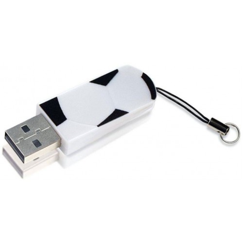 Флеш накопитель USB 2.0 32Gb Verbatim Mini Sport Edition (49889, football)