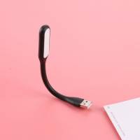 USB - лампа (6 светодиодов, 1.2W, гибкая ножка, прорезиненный корпус, black)