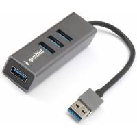 USB 3.1 HUB Gembird UHB-C454 (4 порта, 4x USB3.0, 0.17m, grey)