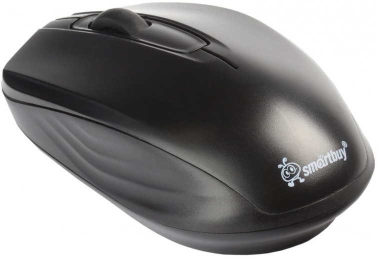 Мышь беспроводная Smartbuy ONE (SBM-331AG-K, optical, 1000dpi, 2xAAA, black)