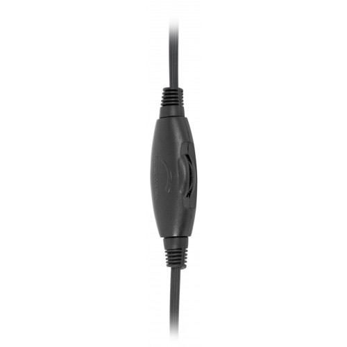 Наушники Defender Aura 102 (накладные открытые, c микрофоном, 1.8m, регулятор, black)