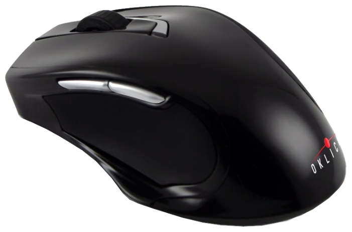 Мышь беспроводная Oklick 408MW (optical, 1600dpi, 2*AAA, black)