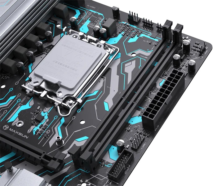 Материнская плата MAXSUN MS-B760M GAMING WIFI GANK V2 (s1700, DDR5, mATX) RTL