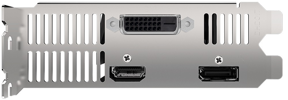 Видеокарта Gigabyte GF GTX1650 4096Mb (GV-N1650D5-4GL, 128bit, GDDR5, DVI+HDMI+DP) RTL