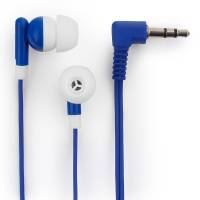 Наушники Гарнизон GE-120B (затычки, без микрофона, 1.2m, blue-white)