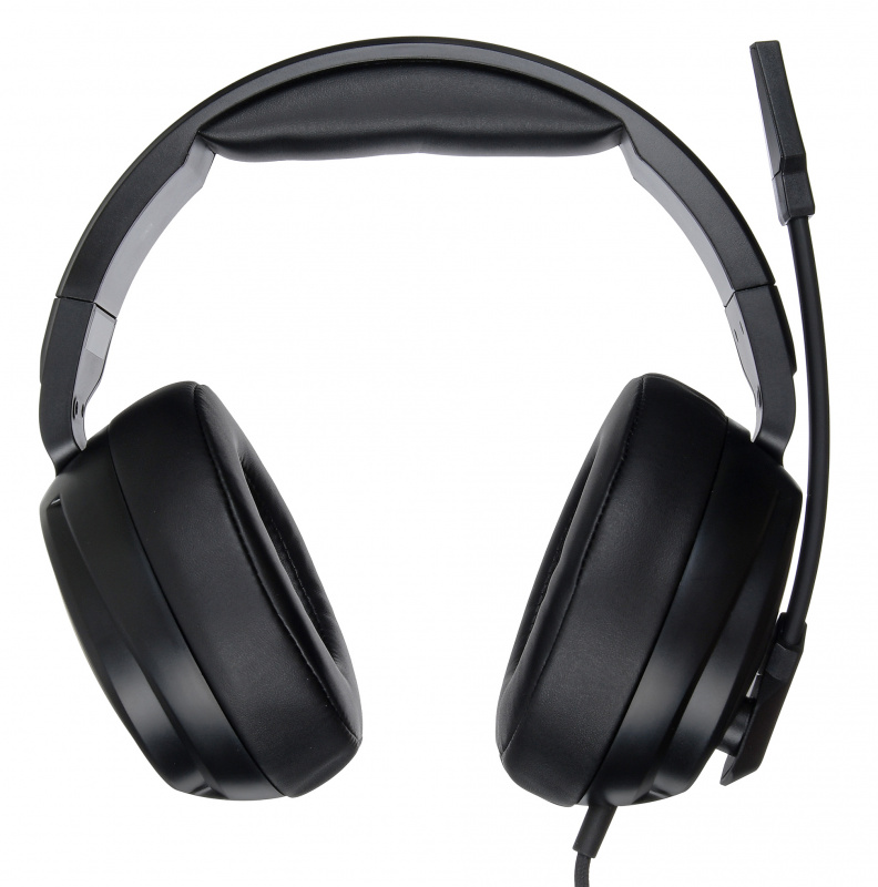 Наушники Oklick COBRA HS-L950G (полноразмерные закрытые, подключение по USB, с микрофоном, регулятор, игровые, виртуальный объёмный звук 7.1, 2.2m, подсветка, black)