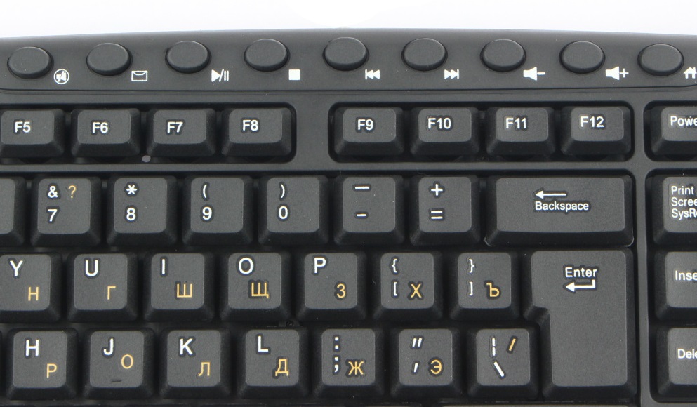 Клавиатура Gembird KB-8340UM-BL (USB, мультимедийная, black)