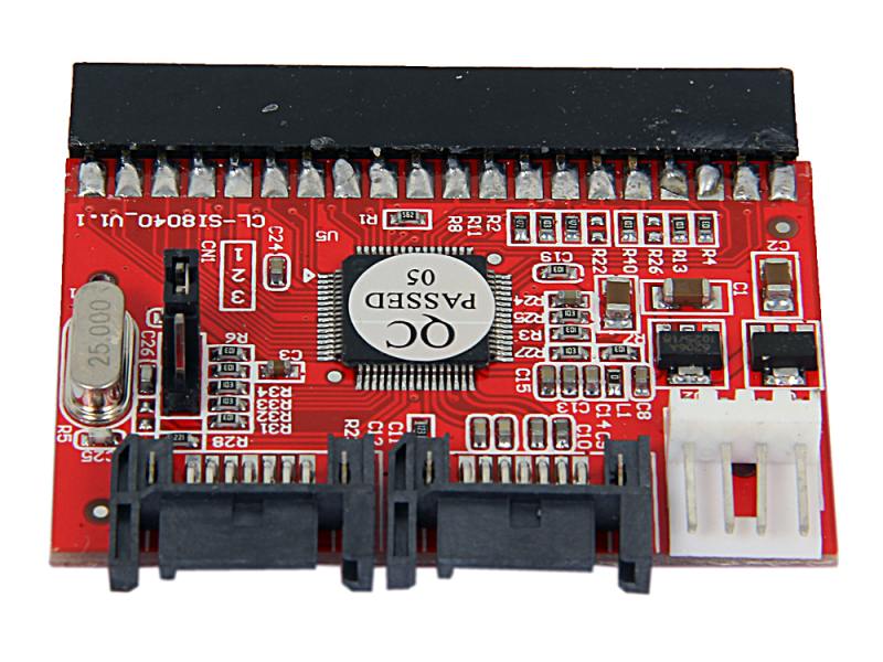 Переходник ORIENT 1S-1BN (3.5" SATA -> IDE / IDE -> SATA, питание FDD) OEM