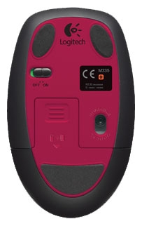 Мышь беспроводная Logitech M345 (Red)