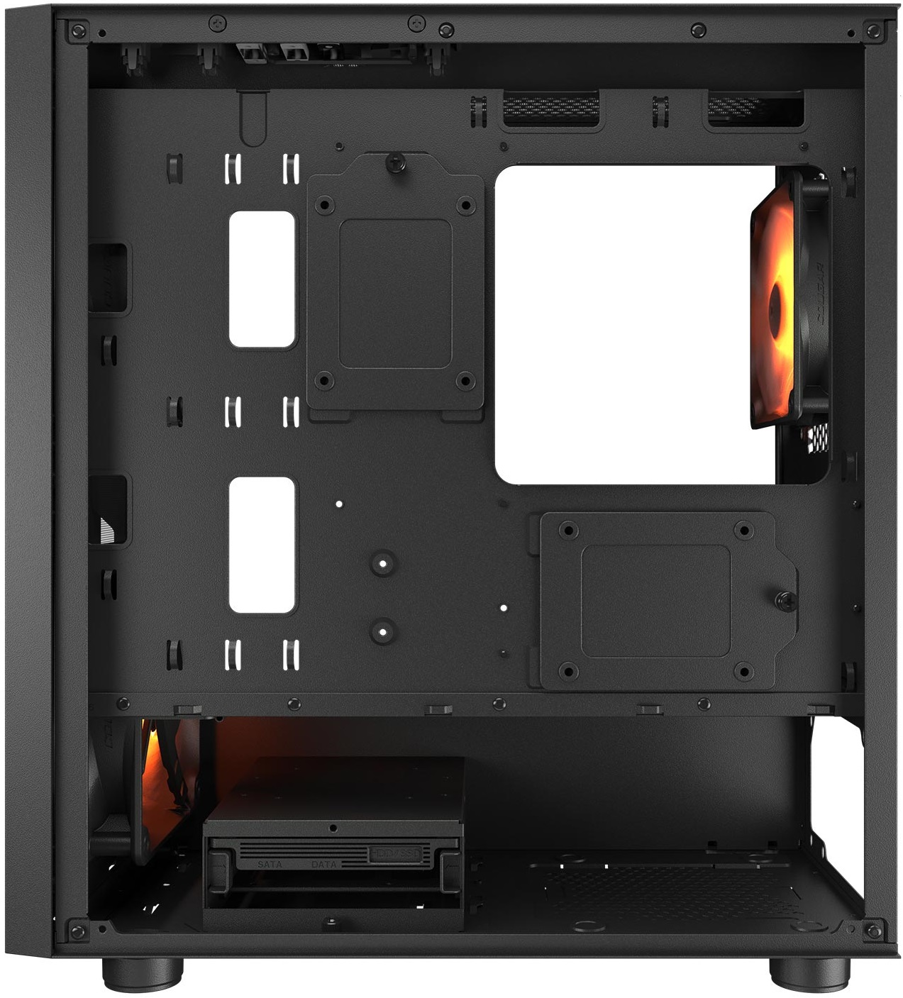 Корпус Cougar Uniface Mini RGB (без БП, mATX, USB3.0, 3x ARGB Fan, black)
