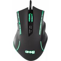 Мышь Oklick GMNG 730GM (USB, optical, 12000dpi, игровая, RGB подсветка, soft-touch, 1.8m, black)