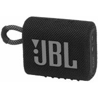 Колонка JBL GO 3 (4.2W, портативная, Bluetooth v.5.1, до 5 часов работы от батареи, защита от воды, IP67, black)