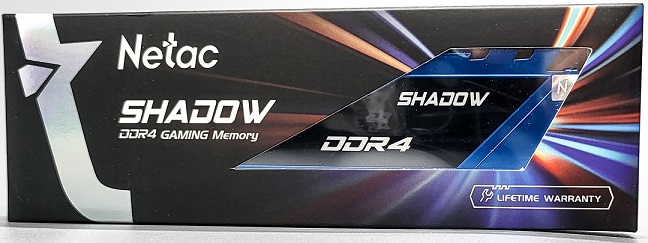 Память DDR4 16Gb PC21300, 2666MHz, Netac (Shadow NTSDD4P26SP-16B, 1.2V, blue)