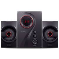Колонки GINZZU GM-406 (40W, Bluetooth, ПДУ, FM, USB, SD, black)