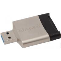 Карт-ридер Kingston MobileLite G4 (SDXC, MicroSD, black-silver, USB 3.0)