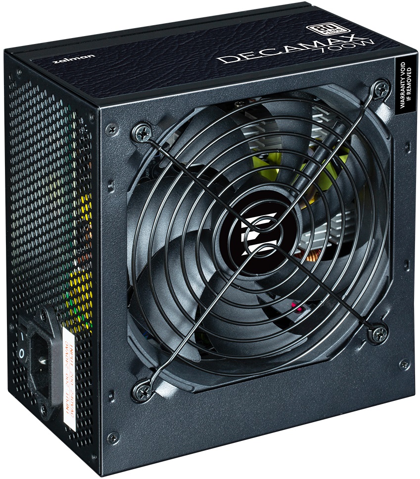 Блок питания ZALMAN 700W (Dacemax ZM700-LX3, 120mm, 80+, 20+4+4+4+4pin, 4*PCI-E 6+2pin, 6*SATA, 3*HDD) RTL
