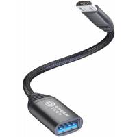 Кабель-переходник USB-OTG (G1, microUSB (M) / USB (F), 0.16m, black) Dream