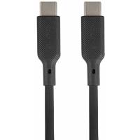 Кабель USB 2.0 Type-C - Type-C 1.0m (32964, 3A, 60W, быстрая зарядка, PD, силиконовый, black) QUMO