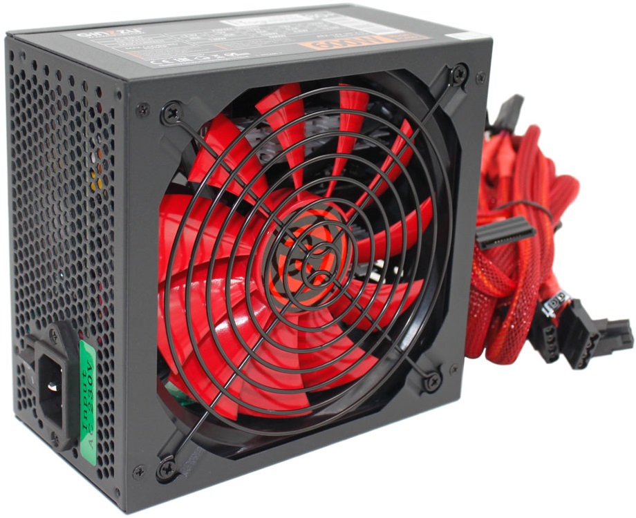 Блок питания GINZZU 600W (PC600, 80+, 140mm, 20+4+4+4pin, 2xPCI-E 6+2pin, 5*SATA, 4*HDD) RTL