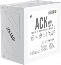 Блок питания 1STPLAYER 850W (HA-850BA2-WH, 80+ Gold, 140mm, 20+4+4+4+4+4, 3xPCI-E 6+2pin, 1x PCI-E 16pin 12V-2X6 (12VHPWR) 450W, 4*SATA, 2*HDD, Modular) RTL