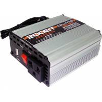 Преобразователь напряжения QUMO (12V входное, 220V выходное напряжение, в прикуриватель, USB порт, мощность 200W)