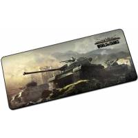 Коврик для мыши (World of Tanks #5, тканевый на резиновой основе, игровой, 700x300x2mm)