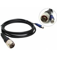 Кабель-удлинитель для антенн TRENDnet TEW-L202 (N-Type Male / RP-SMA Female, 2m, black)