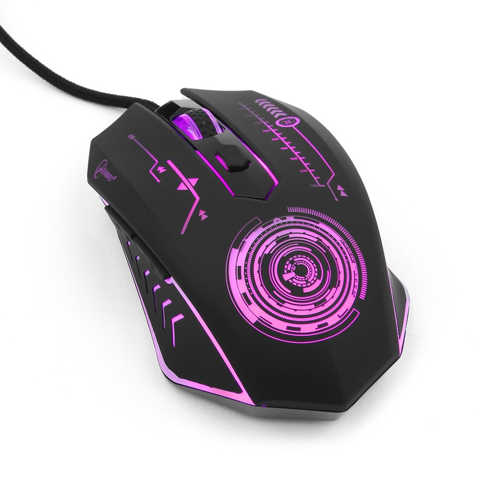 Мышь Gembird MG-510 (USB, optical, 3200dpi, игровая, промо-код "Survarium", 1.75m, black)