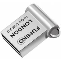 Флеш накопитель USB 2.0 16Gb FUMIKO LONDON (FLO-03, silver)