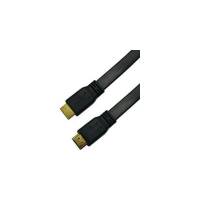Кабель HDMIm-HDMIm 3.0м (Premium, плоский, с позолоченными контактами, black) Energizer