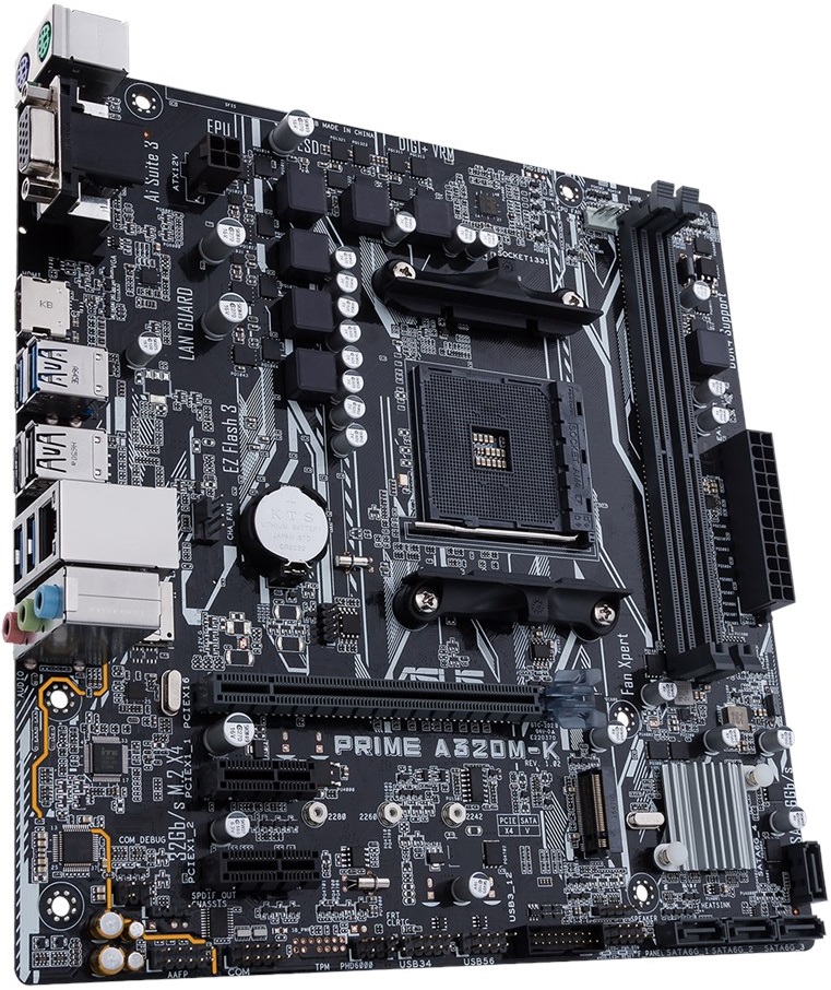 Материнская плата ASUS PRIME A320M-K/CSM (AM4, mATX) RTL